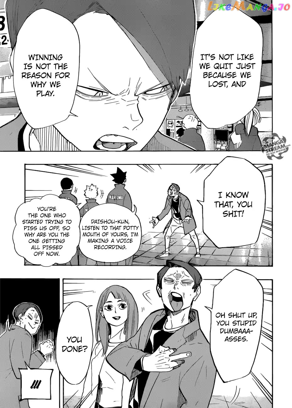 Haikyuu!!, Chapter 327 image 14